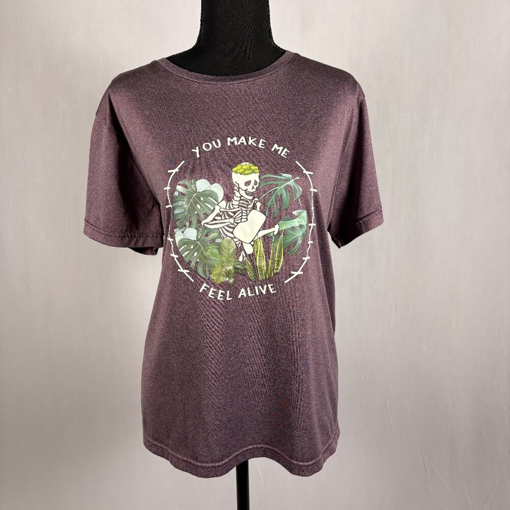 SHEIN | "You Make Me Feel Alive" Tee | 1XL | Purple